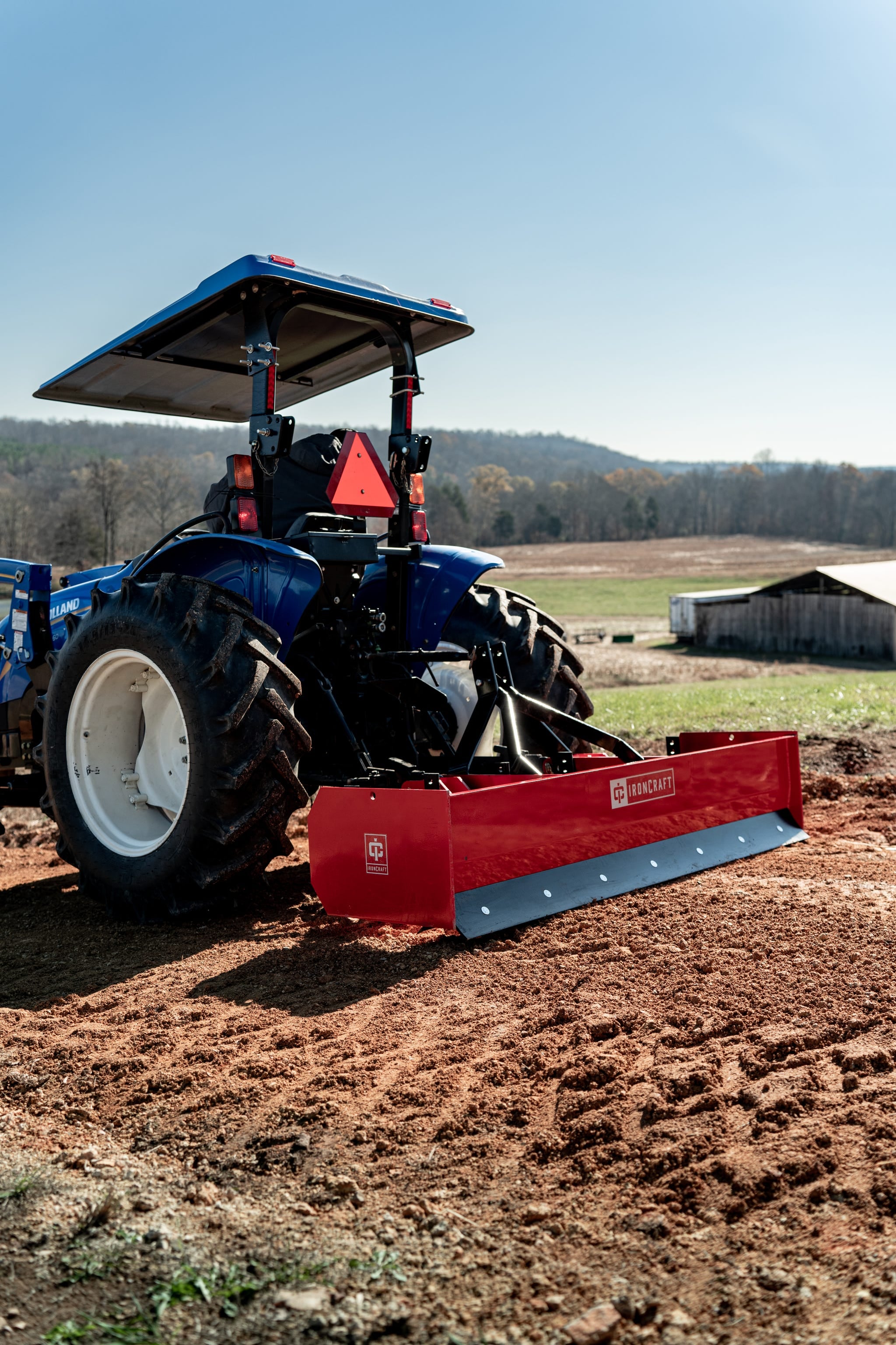 4 FT TRACTOR BOX BLADE SCRAPER ATTACHMENT - IRONCRAFT 3104